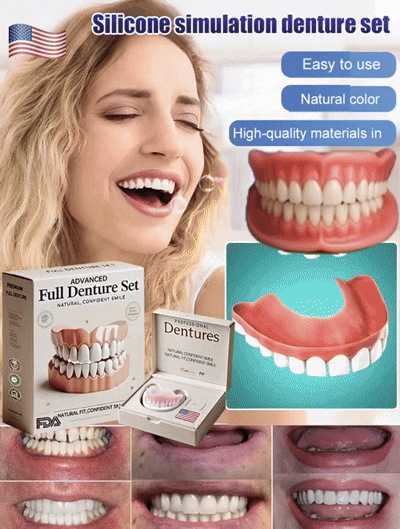 🔥 Custom-Fit Instant Smile Dentures™ – Natural Look & Comfort Fit | 50% OFF Today